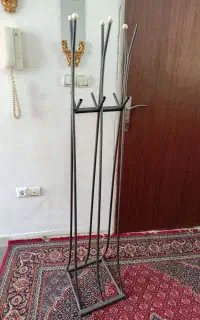 چوب لباسی ایستاده با ۳ عدد جلو مبلی