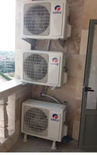 نصب. کولر گازی .اسپیلت .پکیج .لوله مسی تعمیر تخصصی