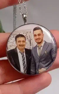 گردنبندعکس دلخواه/اویزماشین عکس /جاسوئیچی عکس