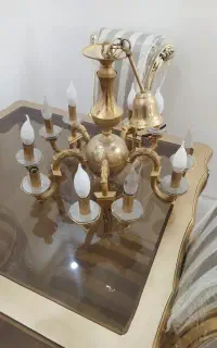 یک جفت لوستر سقفی  سالم