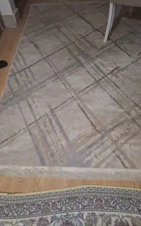 گلیم فرش طوسی۴متری