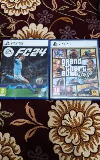 دیسک fc24 و GTA V برای ps5