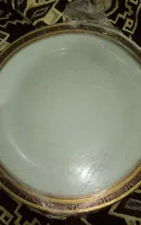 بشقاب غذا خوری چینی دور طلا مقصود نو بی جعبه