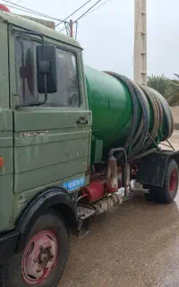 تخلیه چاه و باز کردن لوله جهرم و اطراف جهرم