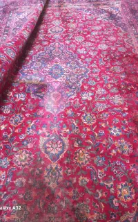 فرش دستباف  لاکی ۱۲متری کاشمر