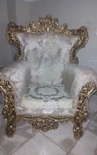 مبل۷نفره سلطنتی چوب راش تمیز وشیک