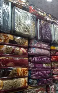 روتختی و پتوی گلبافت  و پشتی ابردار