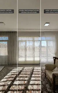 گالری پرده سامانی تمام اقساط
