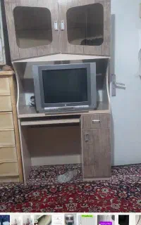 کتابخانه و میز تحریر.میز کامپیوتر