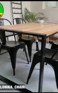 میز صندلی محکم برای بوفه باشگاه فست فود ویتامینه
