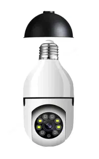 دوربین مداربسته چرخشی ۳۶۰ درجه لامپی بدون نصاب