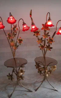 دو عدد چراغ خواب کنار سالنی