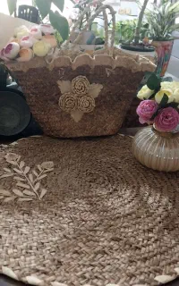 زنبیل و سفره ای زیبا رنگ نود خوشرنگ