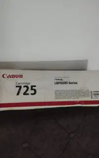 یک عدد کارتریج کنون 725اصل ژاپن پلمپ