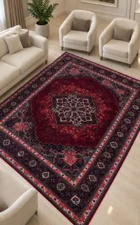 طوسی فیلی دودی صدفی نقره ای قرمزسبز موجوداست قالی