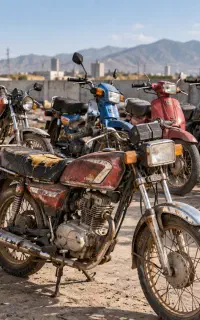 جمع آوری موتور سیکلت های اوراقی با قیمت بالا