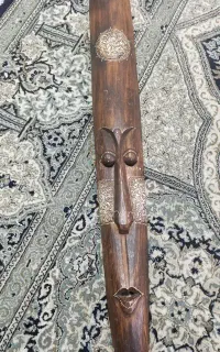 مجسمه چوبی بومی