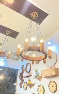 لوستر چوبی
