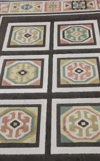گلیم فرش 9 متری