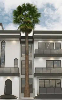 طراحی نقشه کشی اتوکد معماری ویلا سازه ازبیلت محوطه