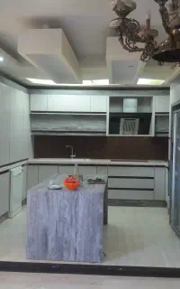 دکوراسیون داخلی کابینت کناف کاغذدیواری کمد