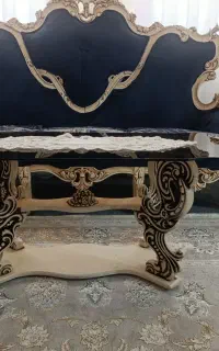 میز جلو مبلی همراه دو عدد عسلی