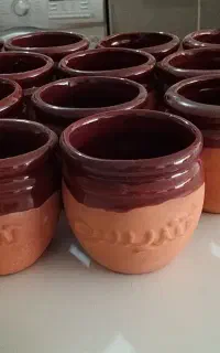 فروش. لیوان سفالی