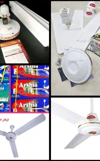 پنکه سقفی ارشیا سانی هاوایی 3و4پره وپنکه ۳منظوره