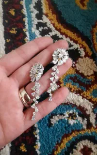 گوشواره نقره بسیار شیک