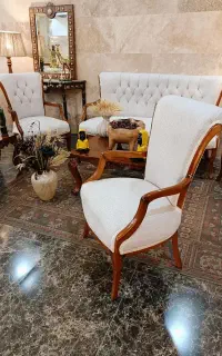 مبل وناهارخوری ایتالیایی ( چوب راش آماده تحویل)