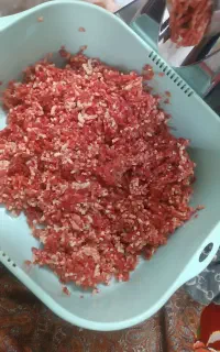 سنگدان مرغ چرخ کرده
