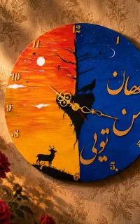 تابلو ساعت دکوراتیو خاص