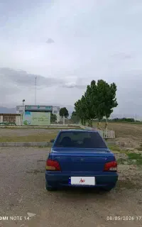 پراید ۱۳۲ مدل ۹۱ آبی متالیک شاسی سالم