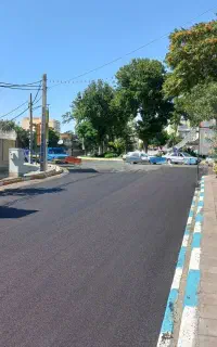آسفالت ریزی محوطه مجتمع های مسکونی با شرایط عالی