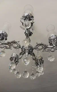 یک جفت لوستر برنزی