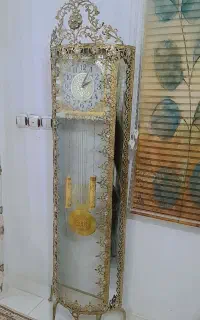 ساعت ایستاده برنز