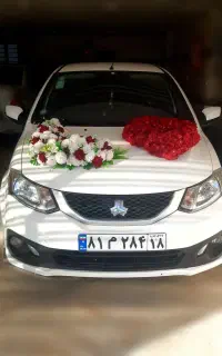 گل آرایی ماشین عروس و دسته گل