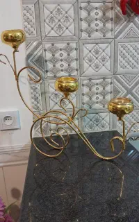 جا شمعی طلای