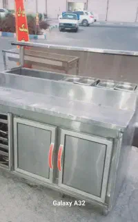 تاپینگ ساندویچی ۸ لگن زیر فریزر درحد نو