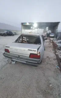 پژو 85 تصادفی