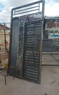 جوشکاری ساخت درب پنجره پله. نو و دست دوم
