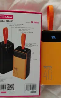 پاور بانک تسکو ظرفیت 40 هزار میلی آمپر 22.5 وات
