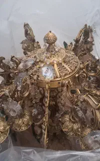 لوستر آنتیک ۶ شاخه ۱۲ شعله
