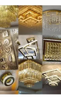 لوستر دیوارکوب و سقفی به نرخ فاکتور