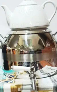 کتری قوری شش لیتری ست روی گازی