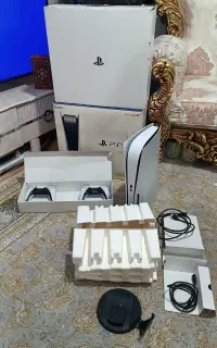 کنسول ps5 دودسته دیسک خور نو نو