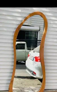 اینه دفرمه چوبی