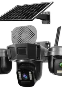 دوربین خورشیدی و پک دوربین پرژکتور دار