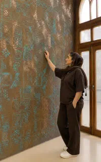 پتینه میکروسمنت نقاشی کالچه