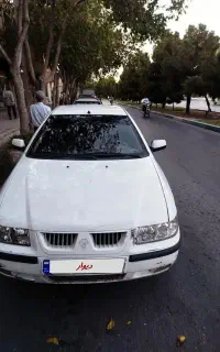 سمند سفید مدل 91 . se. با کلاج برقی اتوماتیک
